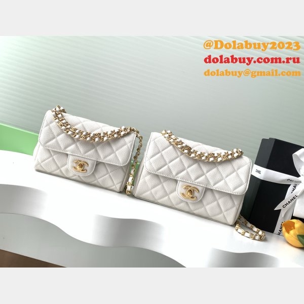 Luxury High Quality AS5239 Flap Inspired Grained Bag