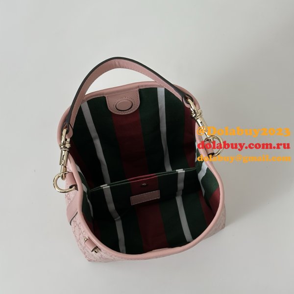 Gucci Shop The GG Emblem Mini Bucket 1:1 Mirror 815118 Bag