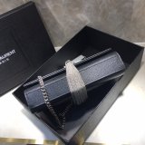 Saint Laurent 20CM Vicky Quilted Shoulder Bag