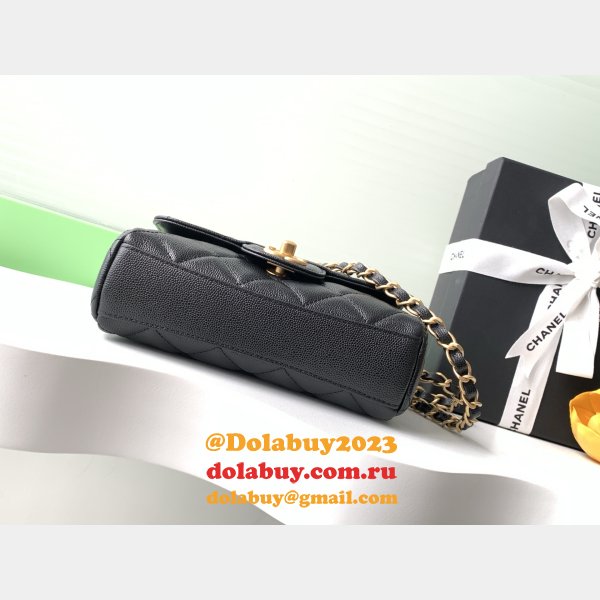 Luxury High Quality AS5239 Flap Inspired Grained Bag