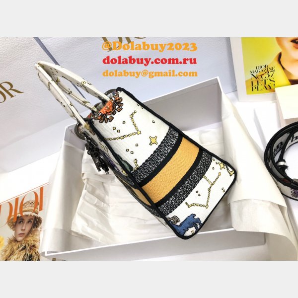 High Quality Designer Lady Dior 24cm Replica Handbags