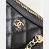 Wholesale AP4474 Black Replica Classic Clutch With Chain Bags