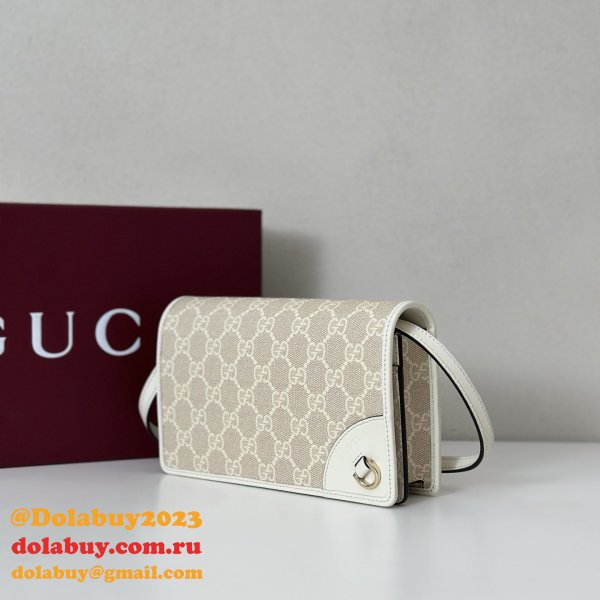 Gucci Designer GG Emblem Zip Around Wallet 819122